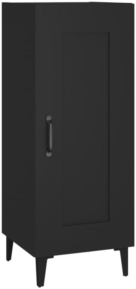 Sideboard Schwarz 34,5 x 34 x 90 cm Holzwerkstoff [812421] Bild 1