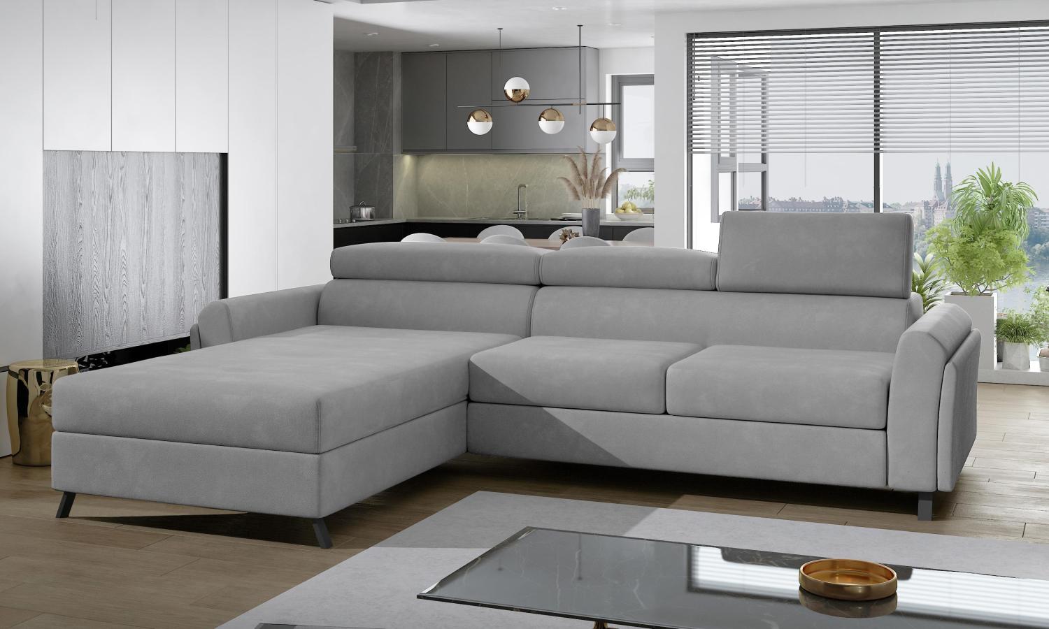 Wohnideebilder Mariall Grau Ecksofas & Eckcouches Mari_14 Bild 1