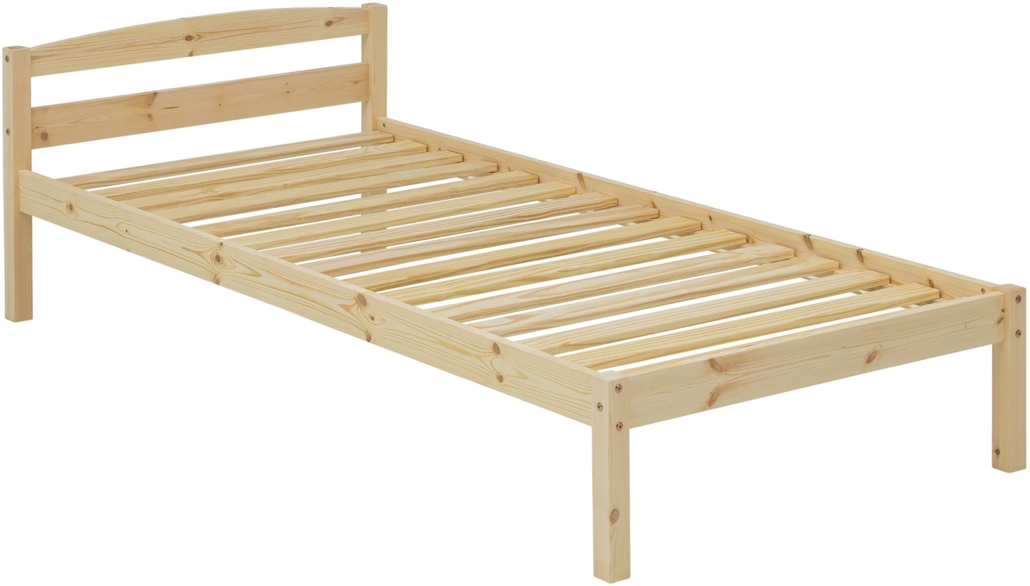 Einzelbett 90x200cm Gästebett Holz Kinderbett Bettgestell Bettrahmen Bild 1