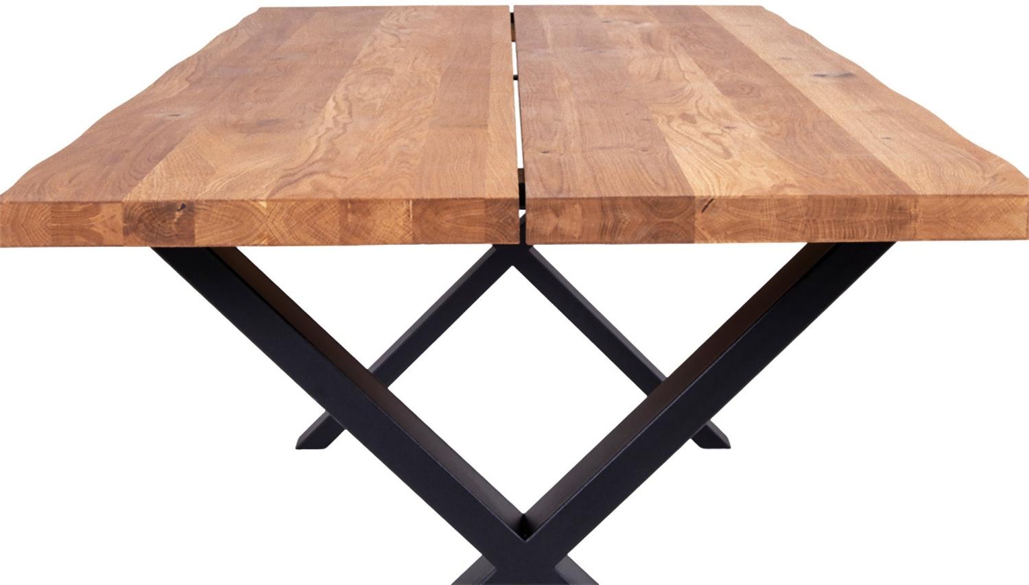 Esstisch 'Tony' Eiche/Metall Holztisch Bild 1