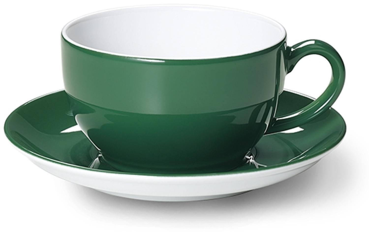 Kaffee-Untertasse Solid Color Tannengrün Dibbern Kaffeetasse - Mikrowelle geeignet, Spülmaschinenfest Bild 1