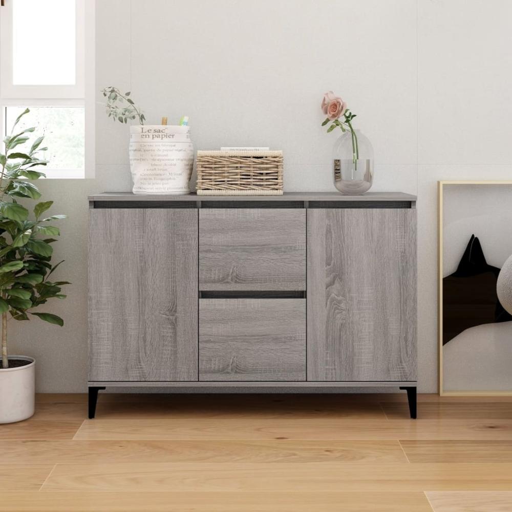 vidaXL Sideboard Grau Sonoma 104x35x70 cm Holzwerkstoff 815166 Bild 1