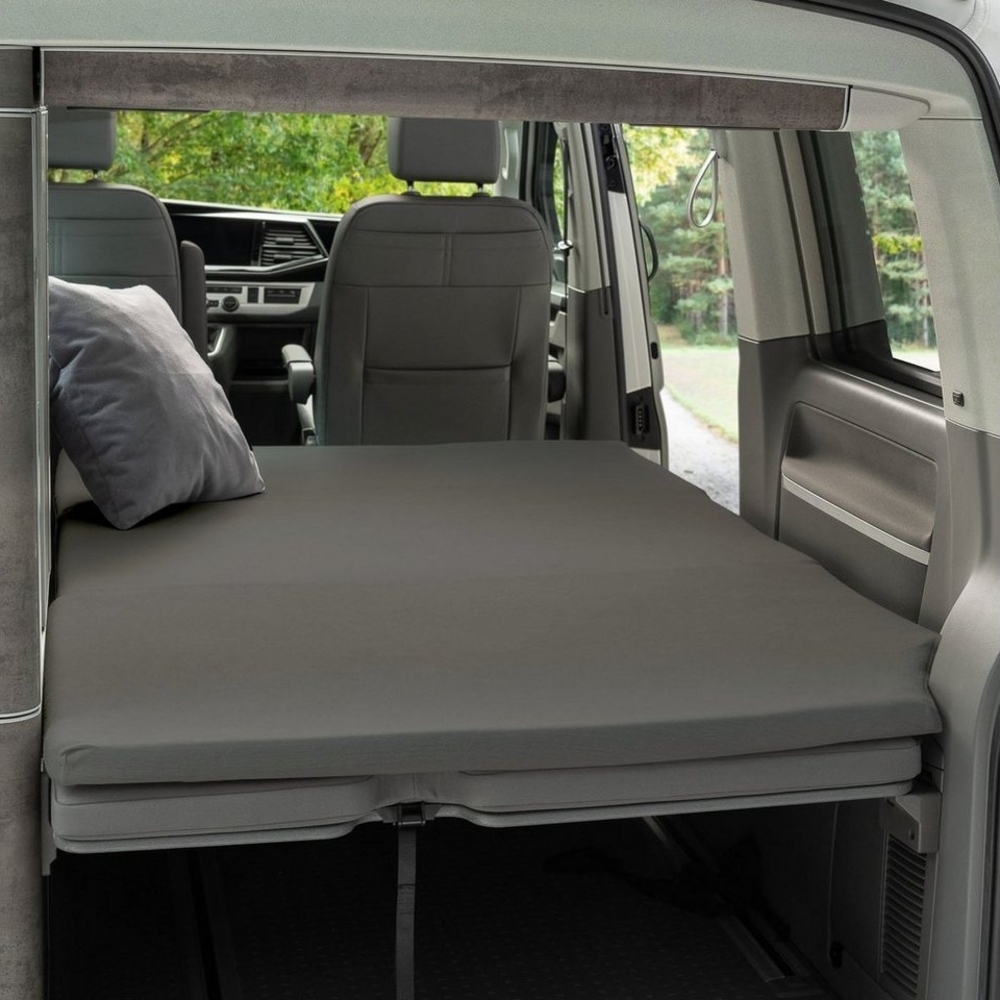 BLACK FOREST FOX Spannbettlaken Spannbettlaken Mercedes Benz V-Klasse Marco Polo + Horizon + Activity, Baumwolle, Gummizug: rundum, grau Bild 1