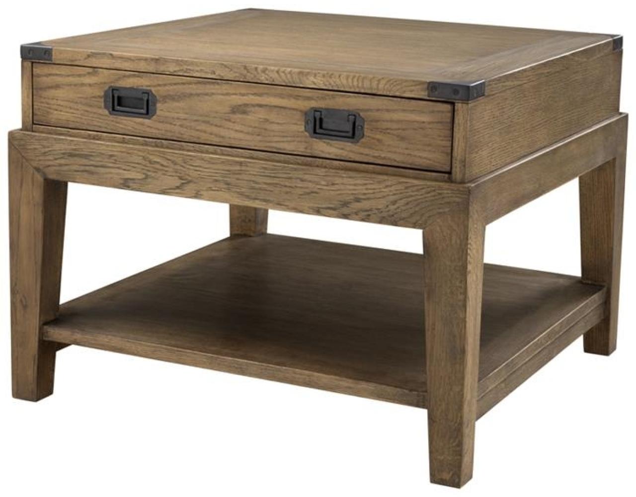 EICHHOLTZ Beistelltisch Military smoked oak Bild 1