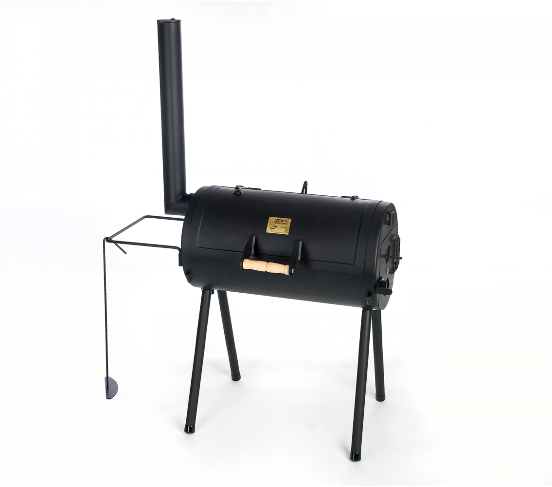 Rumo Barbeque JOEs Sloppy Joe Barbecue Smoker Holzkohlegrill, Stahl Schwarz, ca. 115 x 55 x 145 cm Bild 1