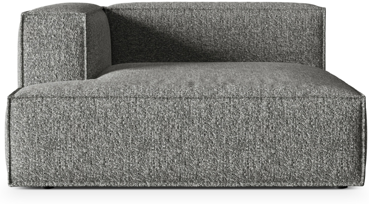 Micadoni Recamiere Nuria Groß 1-Sitzer Links Boucle Graphit Bild 1