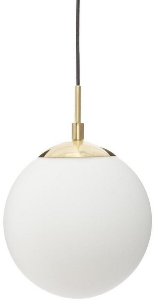 Hängeleuchte, Kugel, Weiß, Durchmesser 20 cm - Atmosphera Bild 1