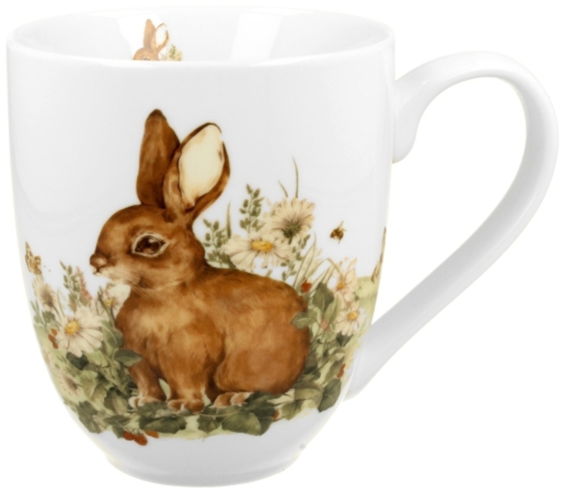 DUO ANIMALS XXL Becher 1000 ml HASE New Bone China Porzellan Bild 1