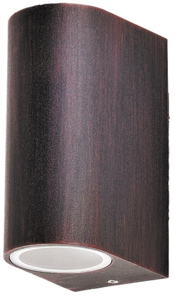 Rabalux Chile Außenwandleuchte 2x GU10 rustikal braun Bild 1