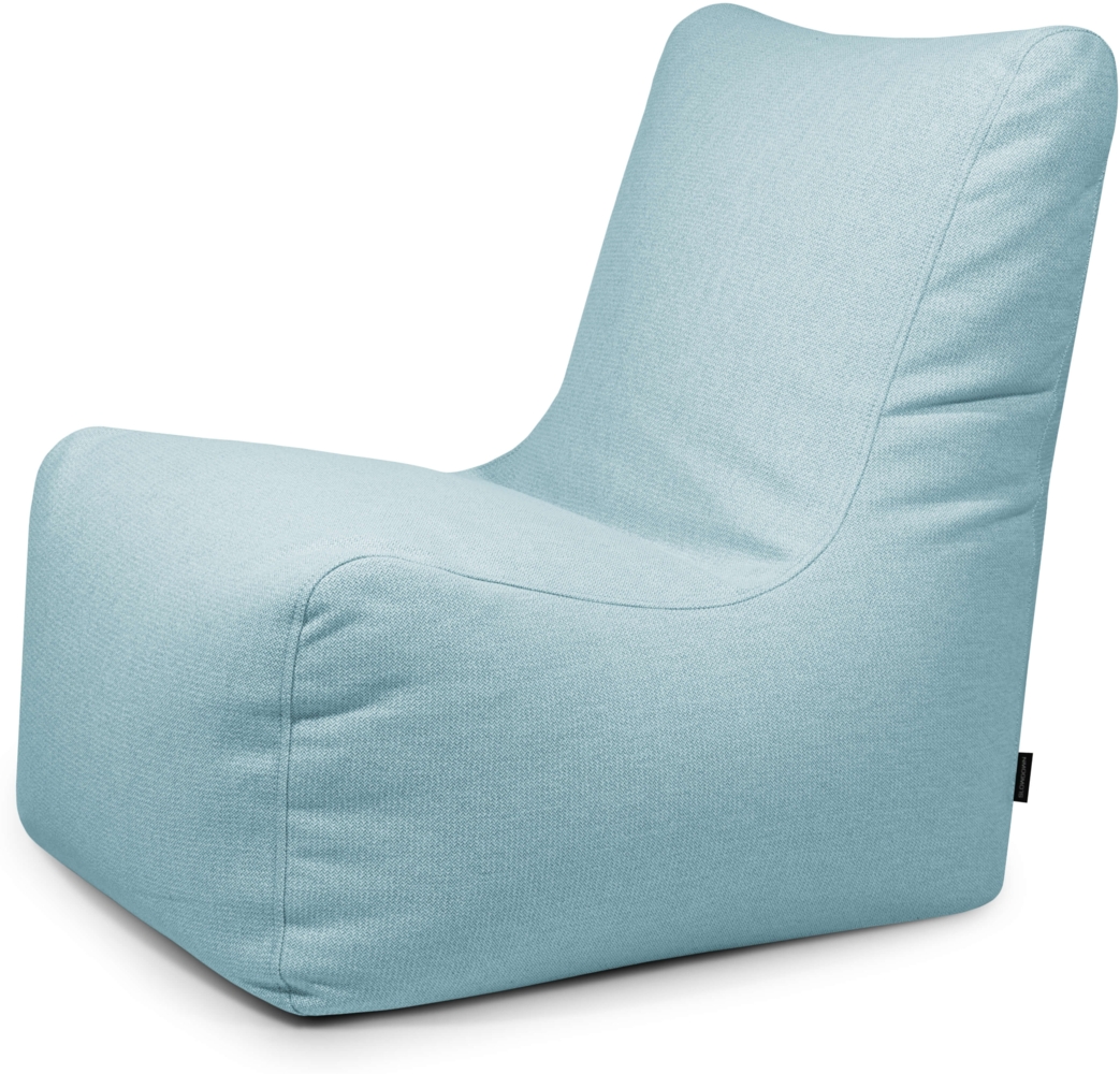 Sitzsack ‘Seat‘, Bezugstoff - Dunes, 100% Olefin, Aquamarine, 85x105x80 cm cm. Bild 1