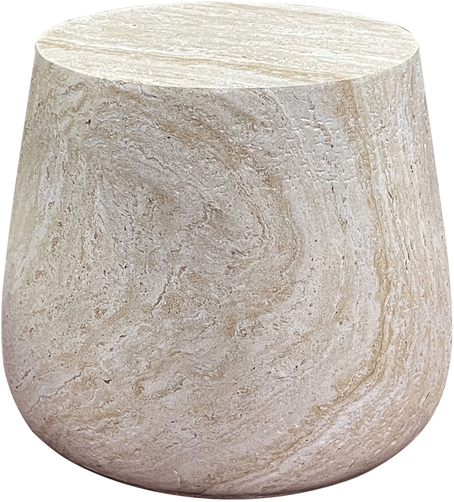 Beistelltisch, Fiberclay, natur, ø47,5x41 cm Bild 1