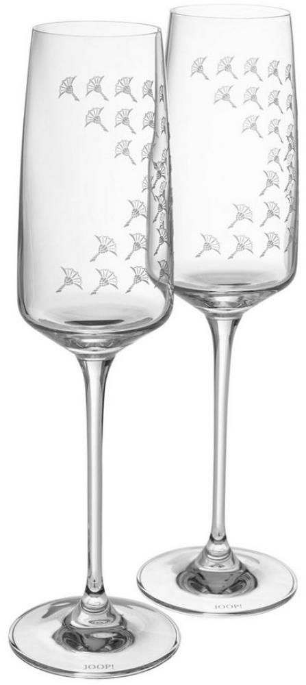 JOOP! Sektglas JOOP! LIVING - FADED CORNFLOWER Champagnerglas 2er Set, Glas Bild 1