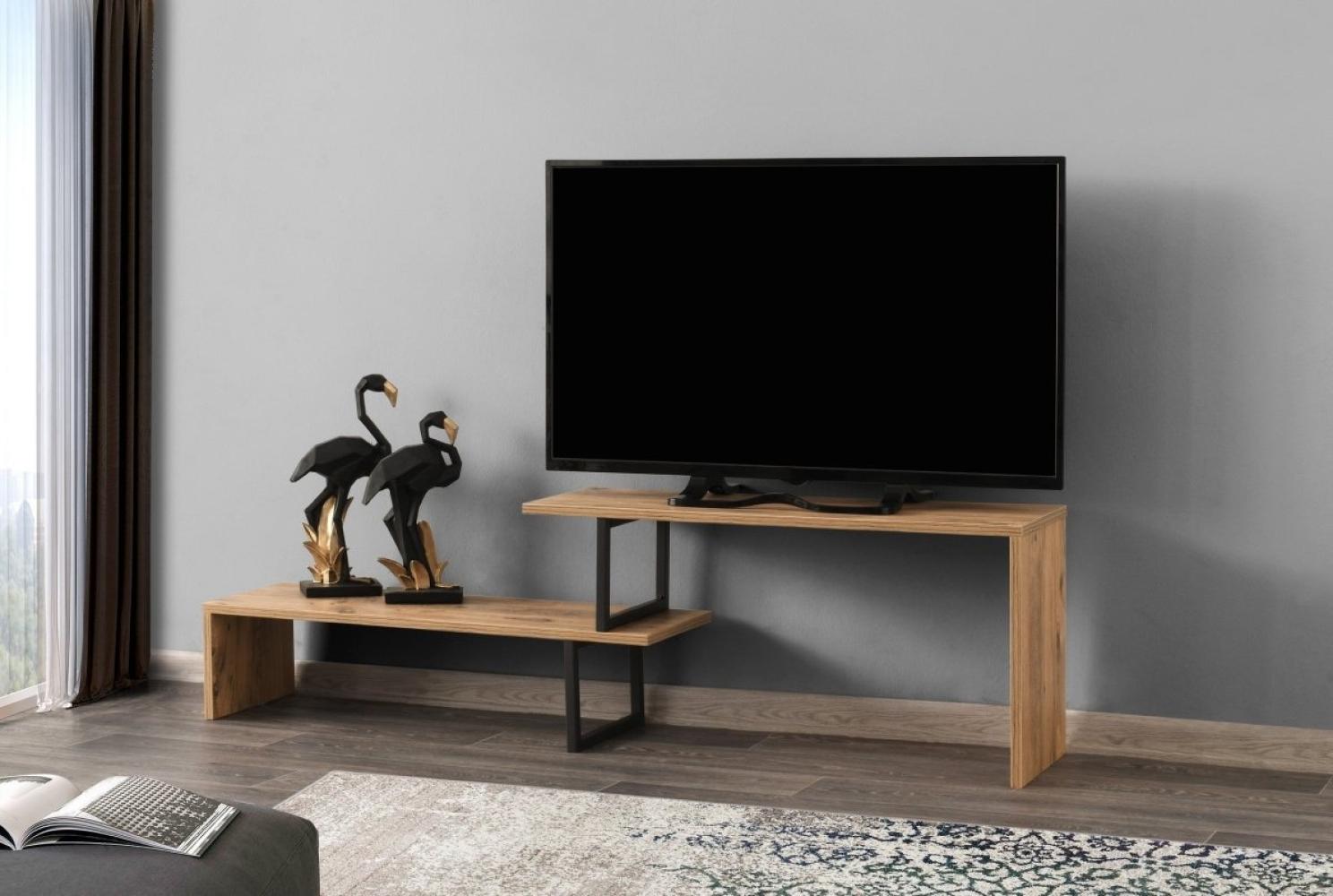 Designer TV Lowboard Maratea Holz Bild 1