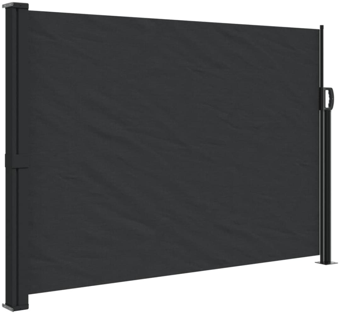 vidaXL Seitenmarkise Ausziehbar Schwarz 140x500 cm 4004414 Bild 1