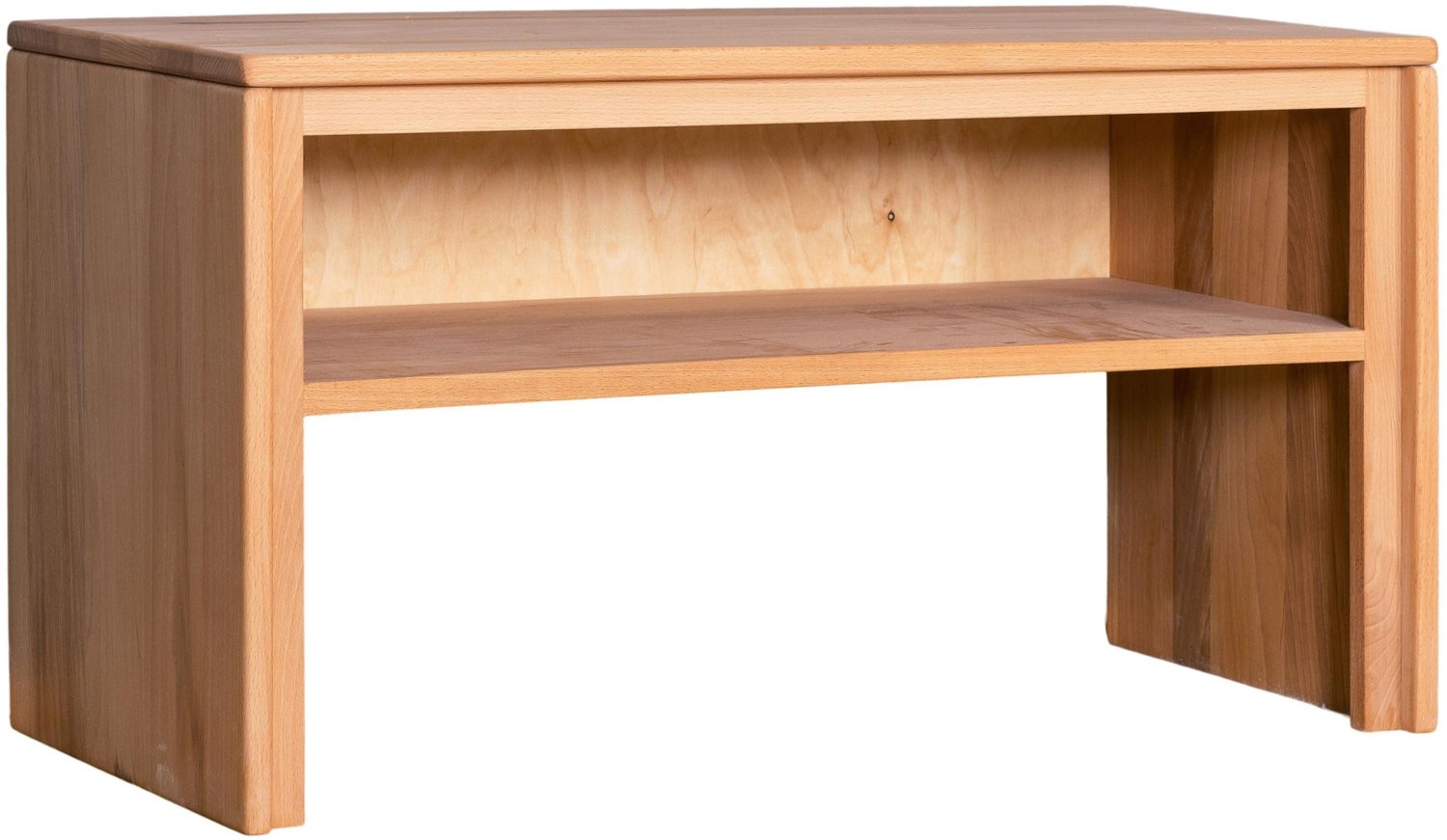 Garderobenbank Genf - Kernbuche Massivholz geölt Bild 1