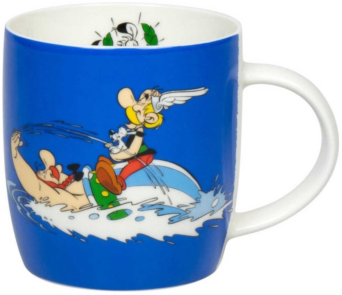 KÖNITZ Becher Asterix Schwimmen - Nager - 400 ml / Asterix & Obelix Motivtasse Bild 1