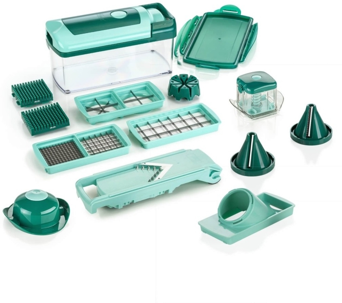 Genius - Nicer Dicer Fusion Julietti Set 16-tlg. Gemüseschneider Multischneider Bild 1