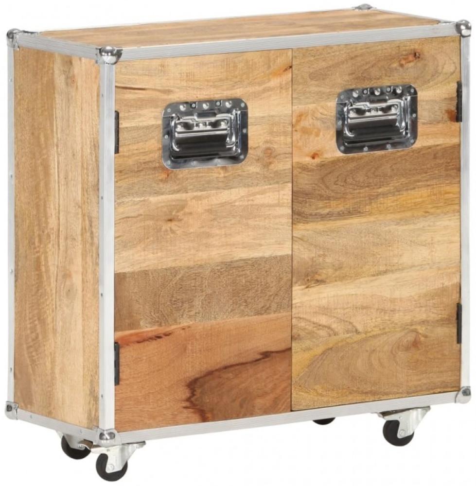 vidaXL Sideboard mit 2 Türen 70 x 30 x 69 cm Mango-Massivholz Bild 1