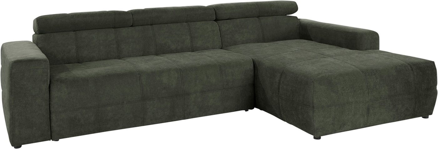 DOMO collection Ecksofa Brandon große Ausführung B/T/H: 289/177/80 cm, auch in Leder und Cord, mit Kopfteilverstellung, wahlweise Sitztiefenverstellung, L-Form Bild 1