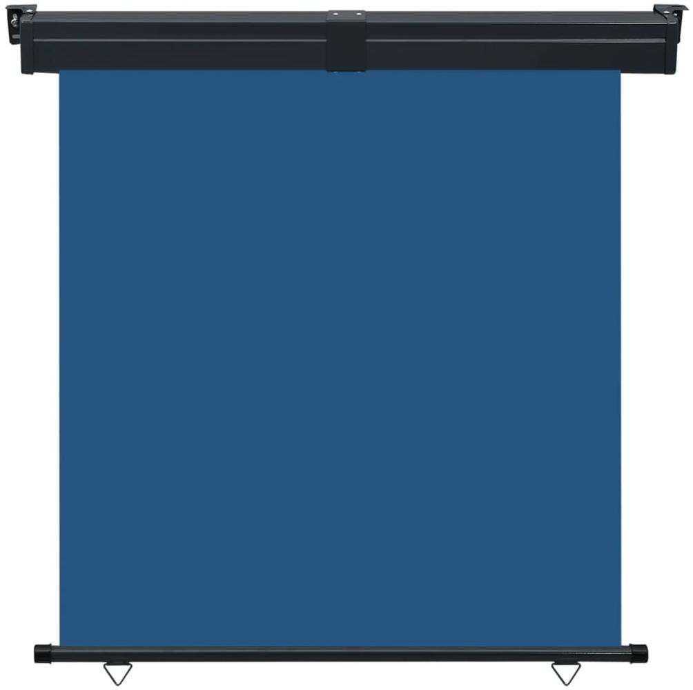vidaXL Balkon-Seitenmarkise 165x250 cm Blau 48432 Bild 1