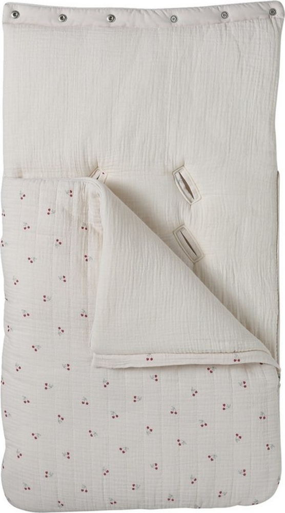 vertbaudet Fußsack Baby Ausfahrsack, Musselin, Schlitze fr Sicherheitsgurt Bild 1