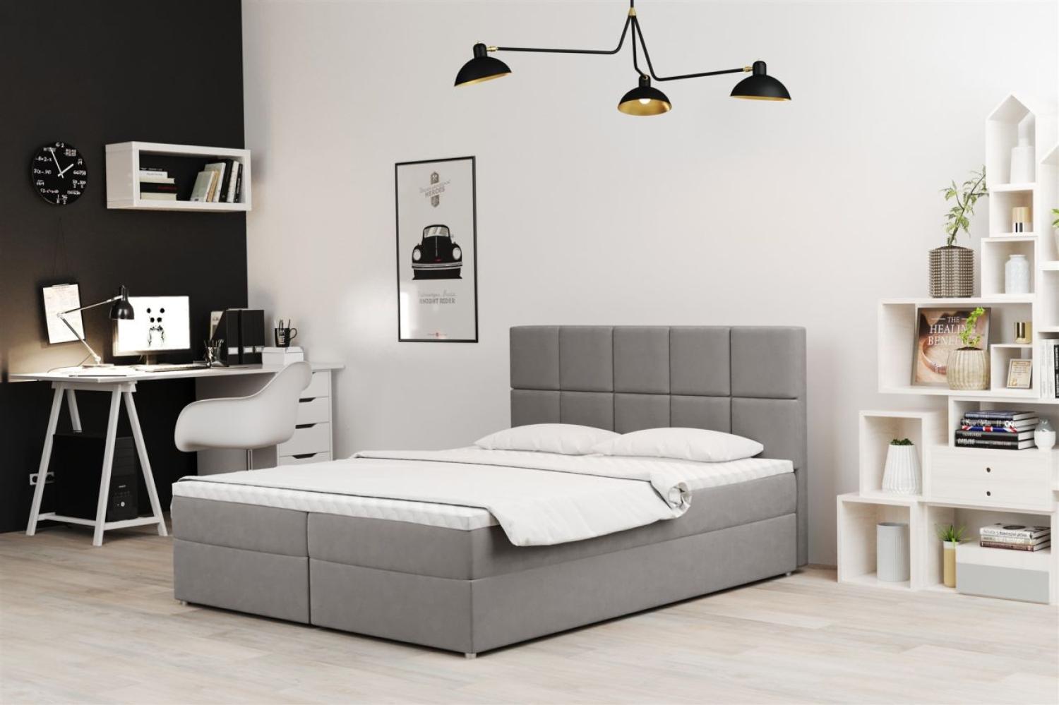 Boxspringbett Schlafzimmerbett FRASCO 140x200cm Bild 1