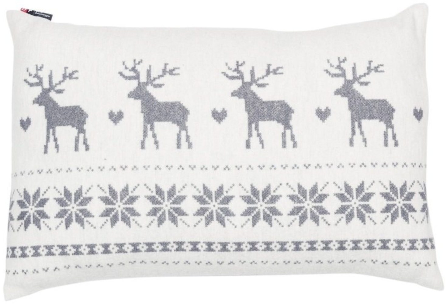 DAVID FUSSENEGGER Kissenhülle Silvretta 'Norweger Hirschbordüre' 40 x 60 cm Bild 1