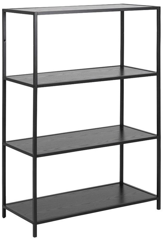 Bücherregal SEAFORD Regal mit 3 Fächern Metall schwarz Bild 1