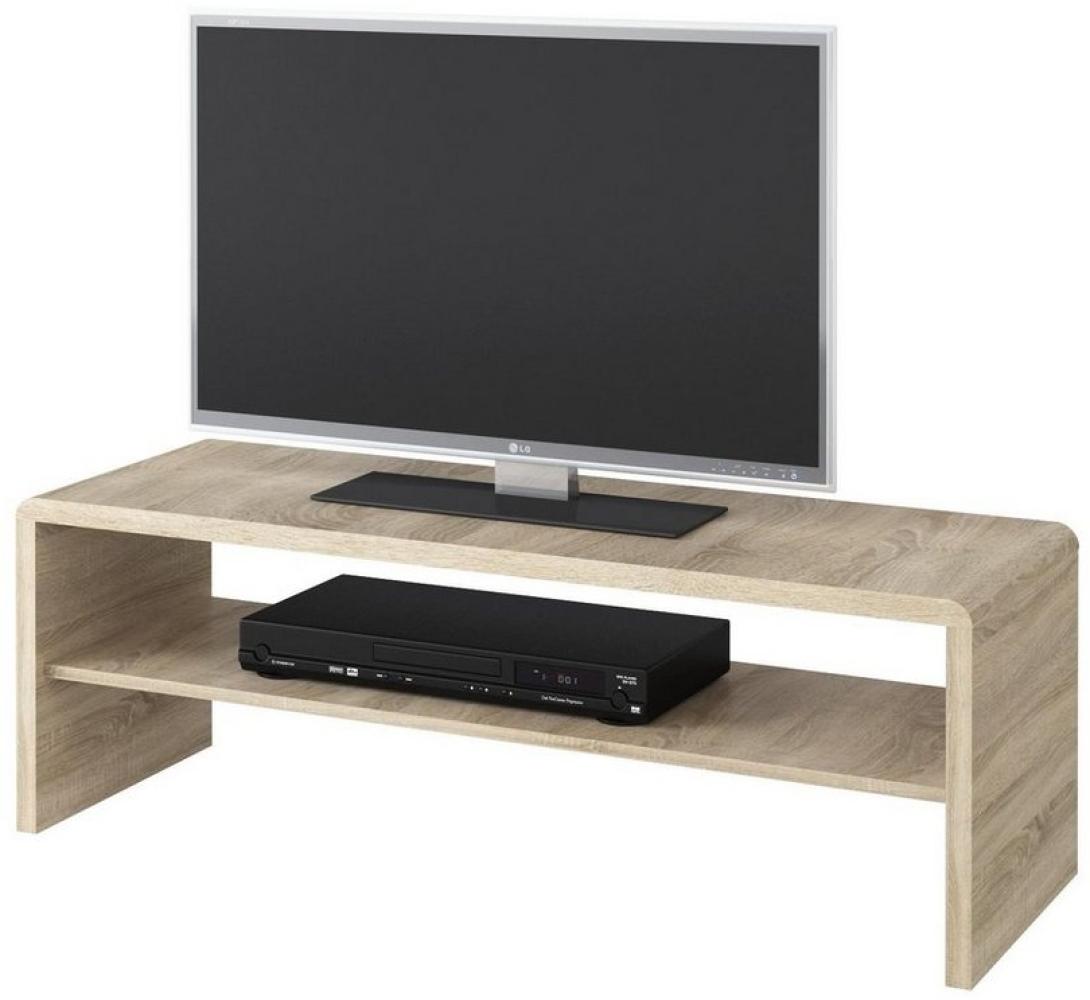 CARO-Möbel Couchtisch TV Lowboard Fernsehtisch Lexa, in Sonoma Eiche, 120 x 40 cm, mit Ablagefach Bild 1