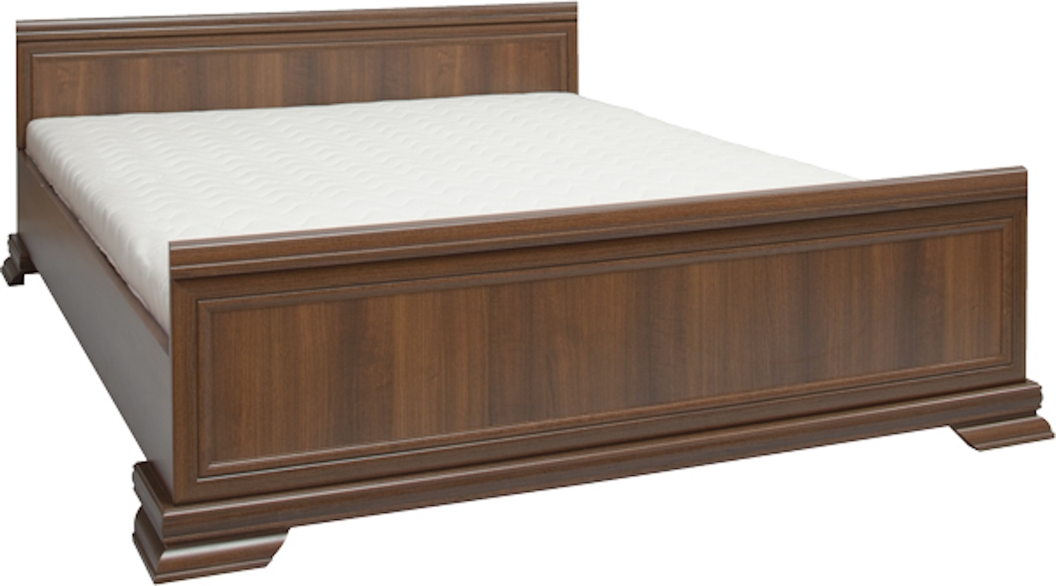 Doppelbett "Kora" Bett 180x200cm mit Lattenrost samoa King rustikal Bild 1
