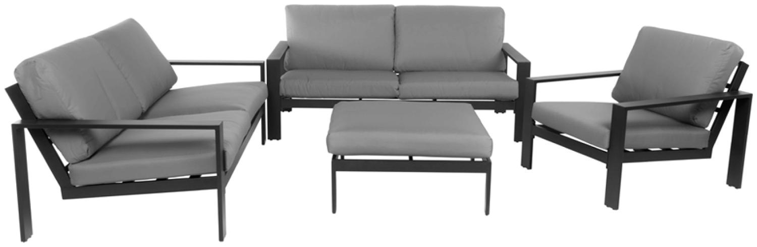 HOME DELUXE Gartenlounge Aluminium RIO XL - Anthrazit Bild 1