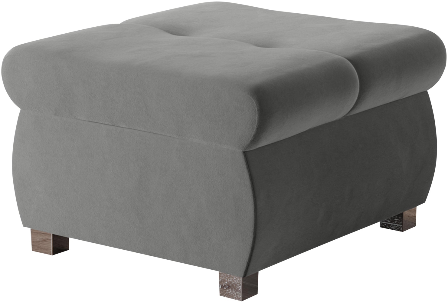 Polsterhocker Orkan Klein (Farbe: Magic Velvet 2217) Bild 1