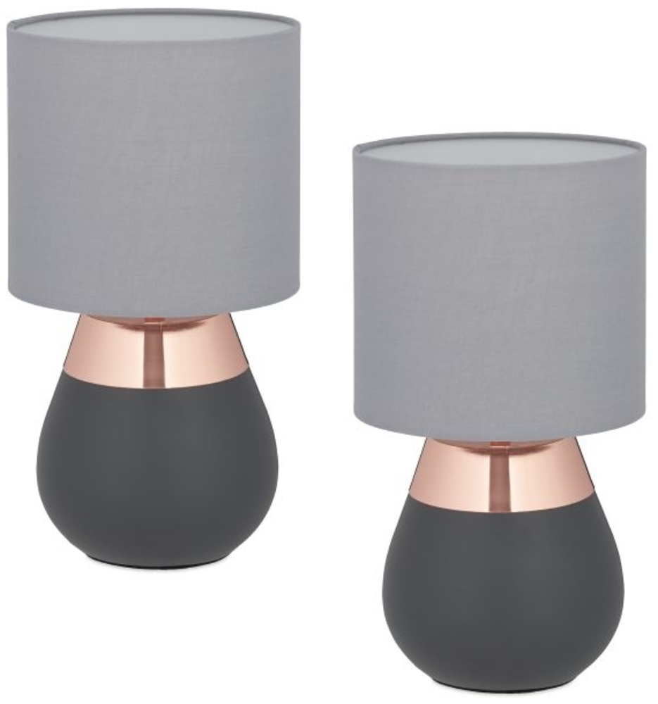 Tischlampe mit Stoffschirm 2er Set 10051268_553 Bild 1