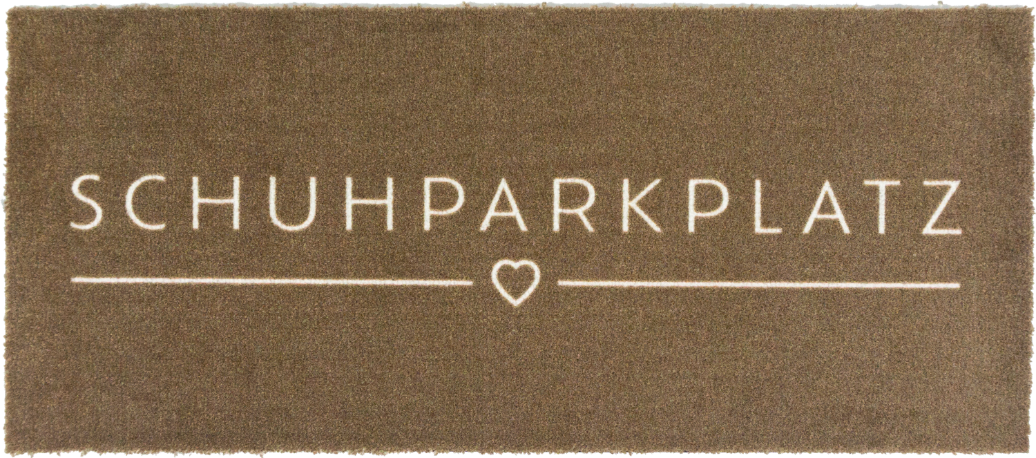 Lako 'Schuhparkplatz' Fußmatte, braun, 33 x 75 cm Bild 1