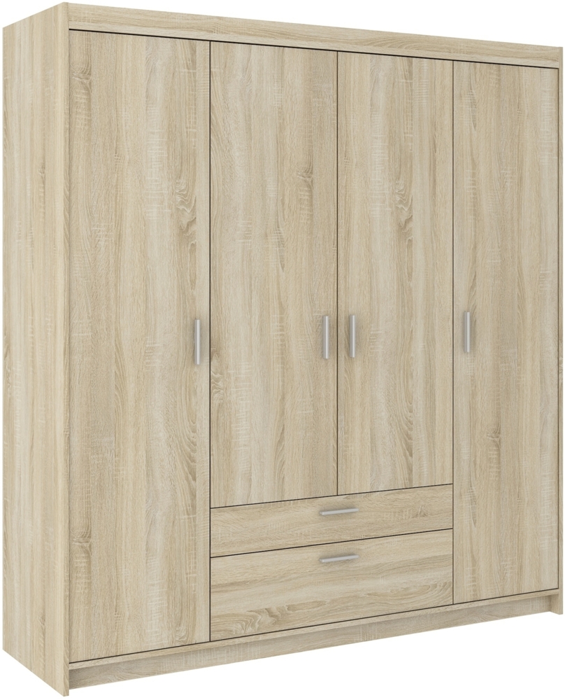 AX LIVING Schubladenschrank Garderobe Sonoma Eiche Storicos 4D 176,3cm Bild 1