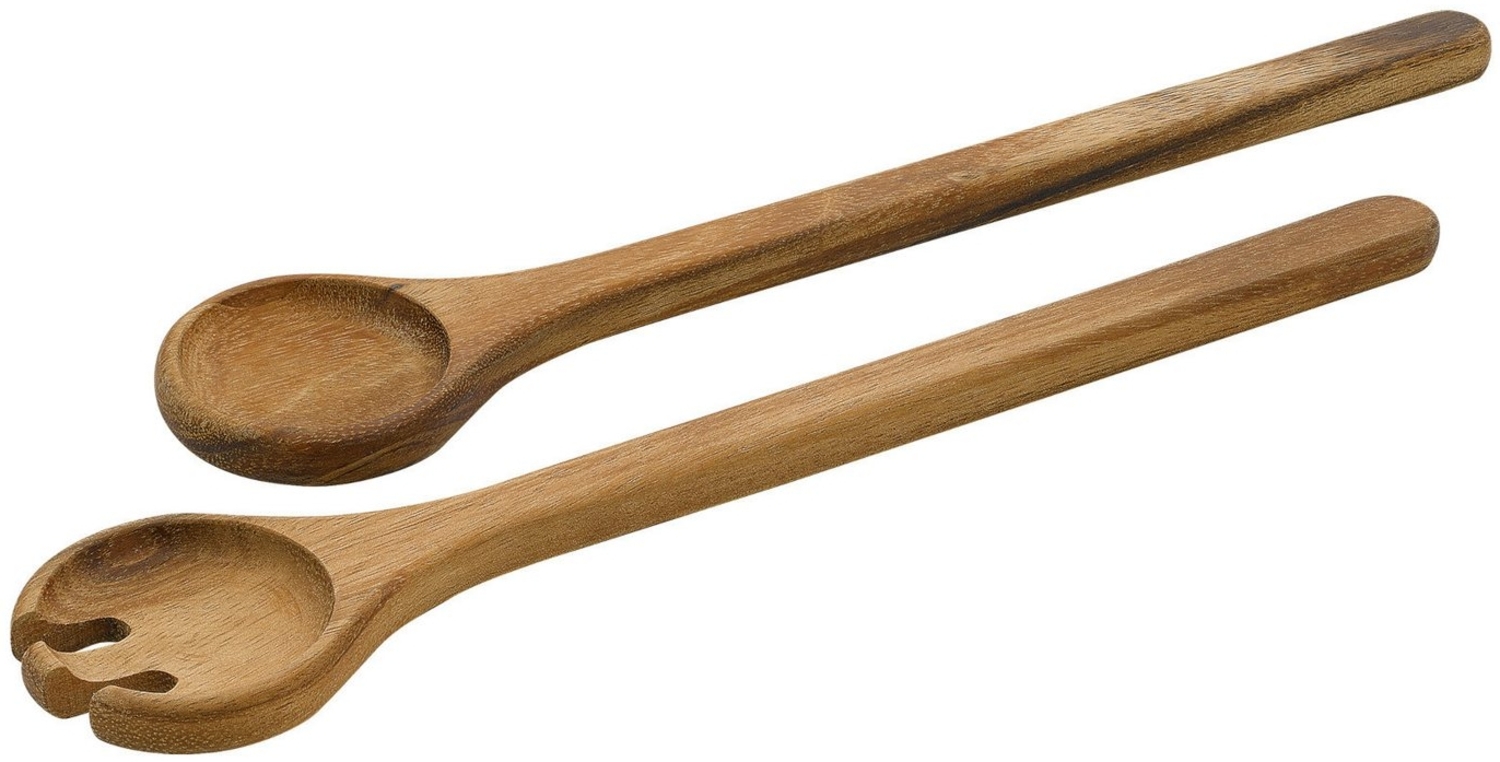 Salatbesteck 2-tlg, Akazie Bild 1
