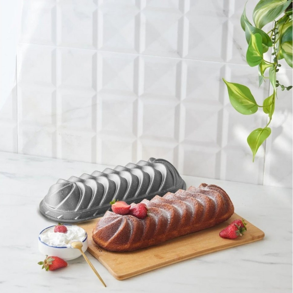 Karaca Herzkuchenform Karaca Cake Pro Vera Cast Tortenform, Anthrazit, 35 cm Bild 1