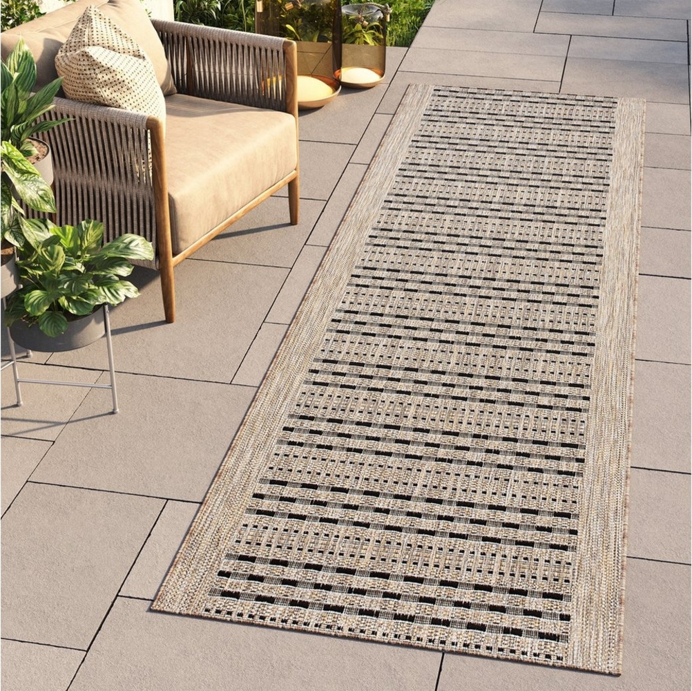 Tapiso Küchenläufer MELISSA, rechteckig, Höhe: 6 mm, Outdoor Indoor Modern Wetterfest UV-beständig Balkon Terrasse Bild 1