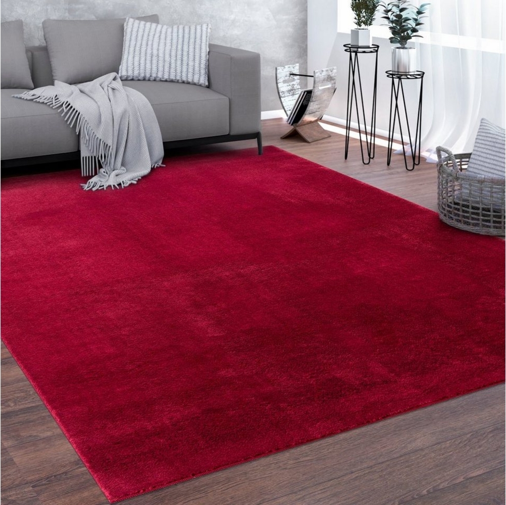 Paco Home Teppich Cadiz 630, rechteckig, Höhe: 14 mm, Uni-Farben, besonders weich, waschbar, auch als Läufer erhältlich Bild 1