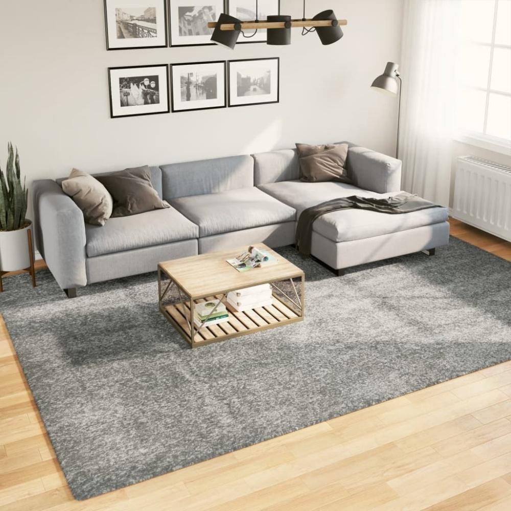 vidaXL Teppich Shaggy Hochflor Modern Grün 240x340 cm 375307 Bild 1