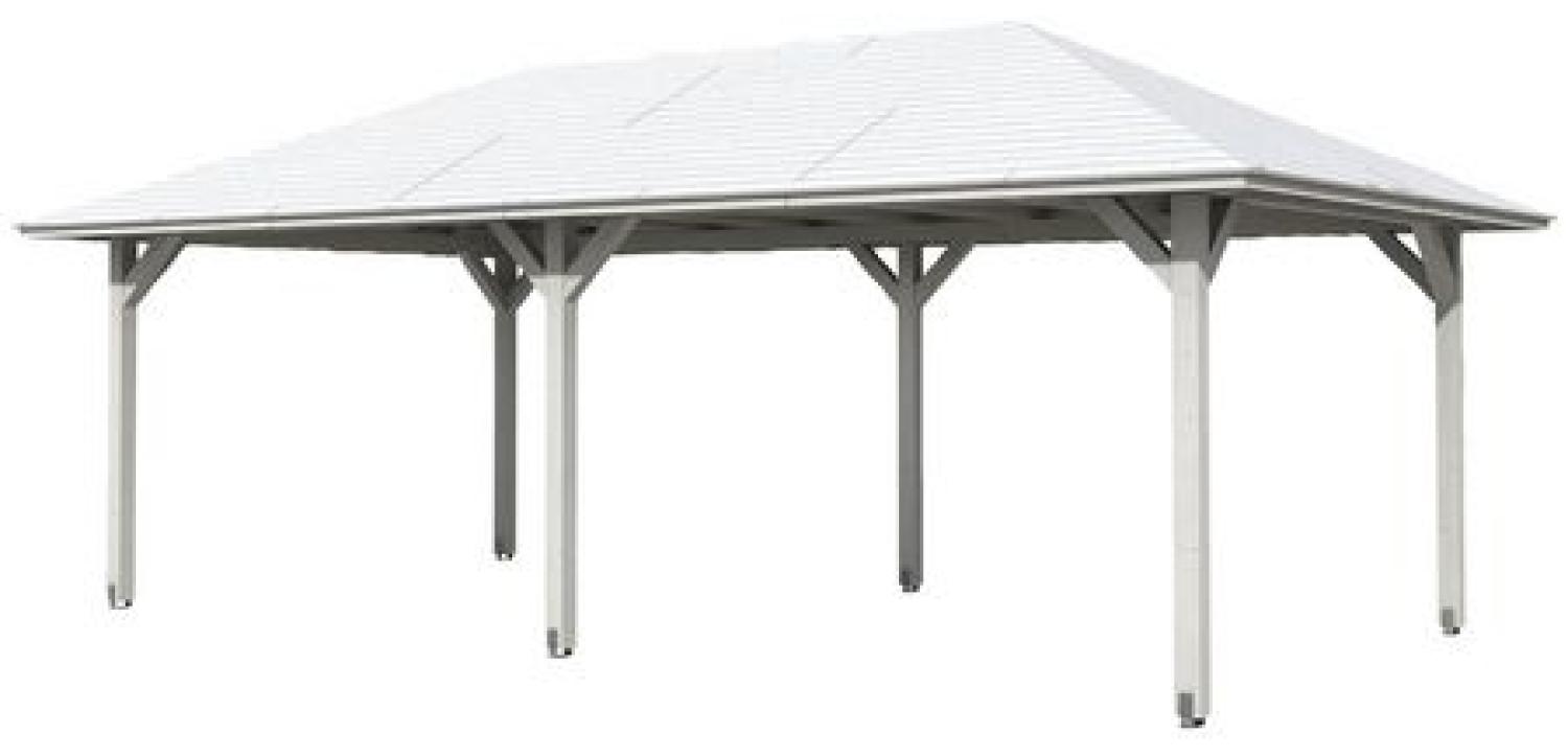 SKANHOLZ Pavillon, Zeltdach, viereckig, BxT: 439x786 cm weiß Gartenpavillon Bild 1