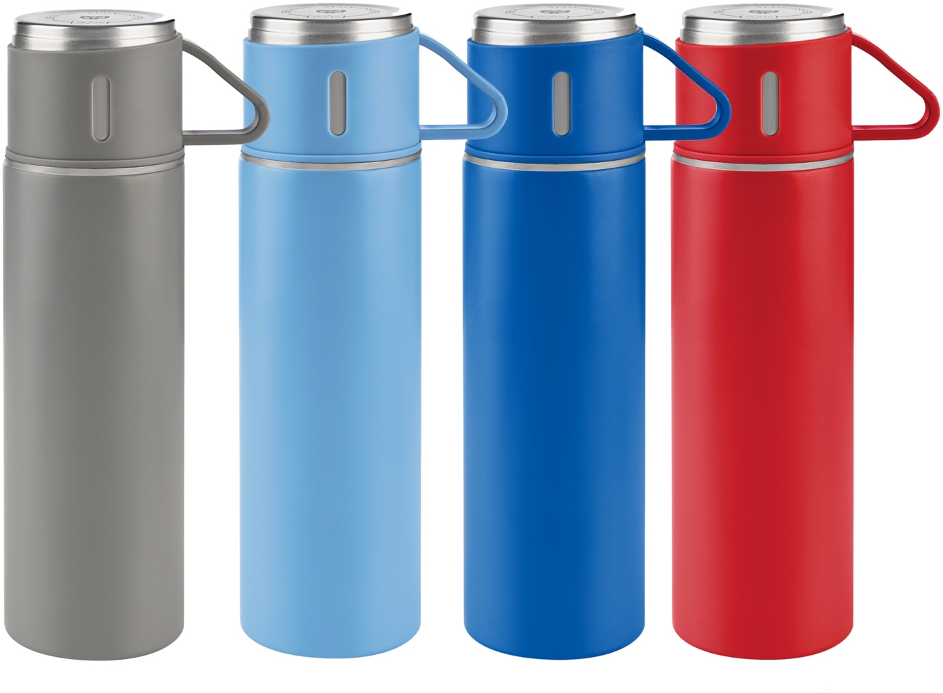 Isoflasche 450 ml, grau, matt Bild 1