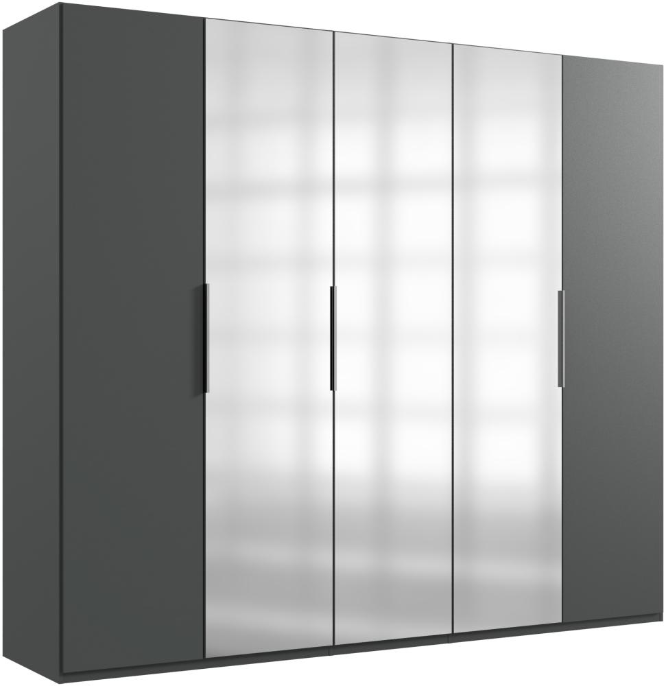 Falttürenschrank >Everly< in Graphit - 250x216x58cm (BxHxT) Bild 1