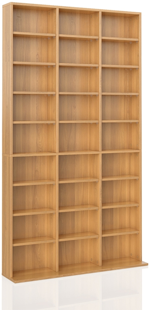 Cd-Regal Jukebox Buche 102 x 178 cm Vicco Bild 1