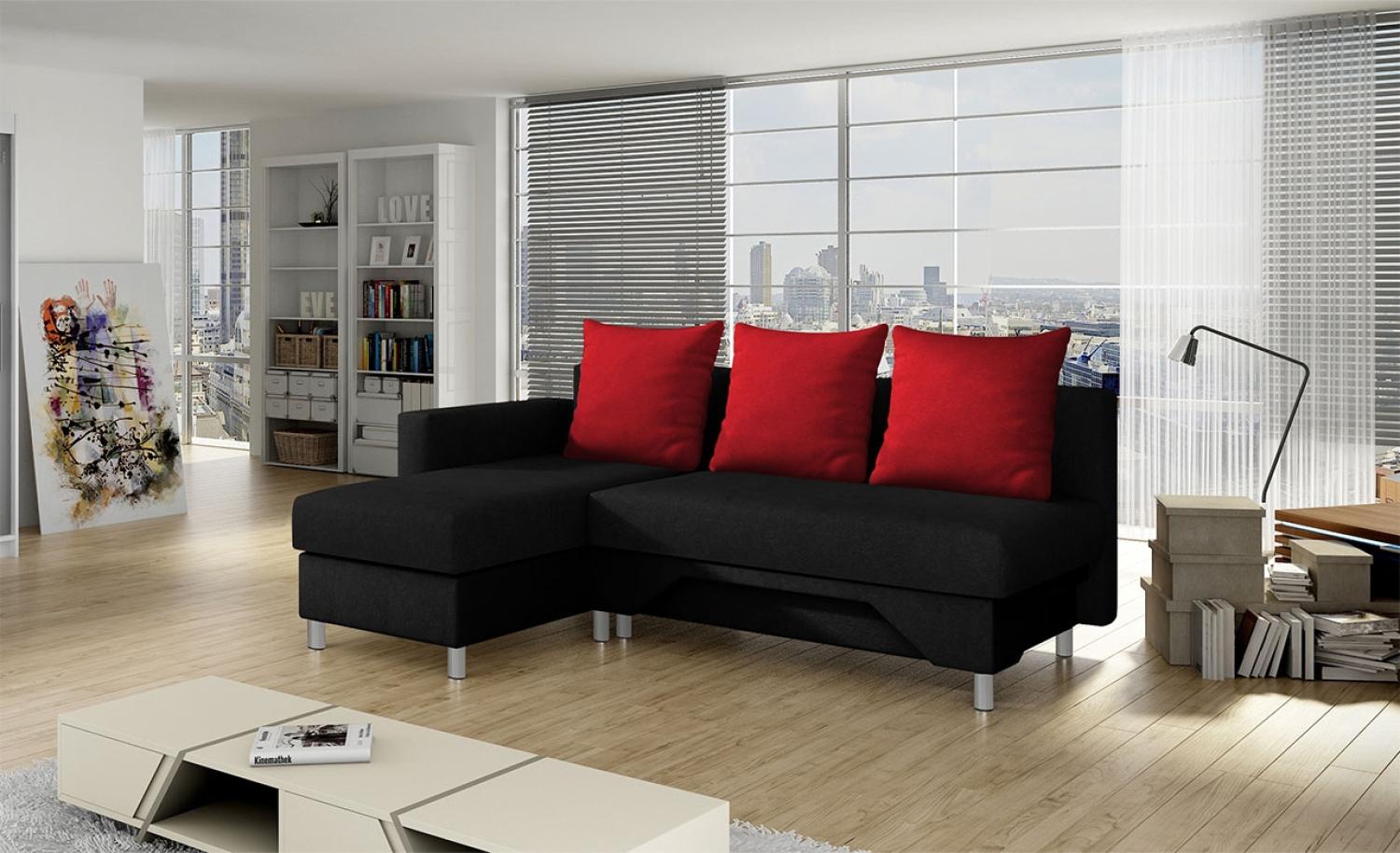 Ecksofa Tom, Seite: Links, Farbe: Suedine 1 + Suedine 1 + Suedine 3100 Bild 1