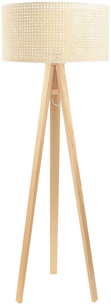 Stehleuchte Rattan Bild 1