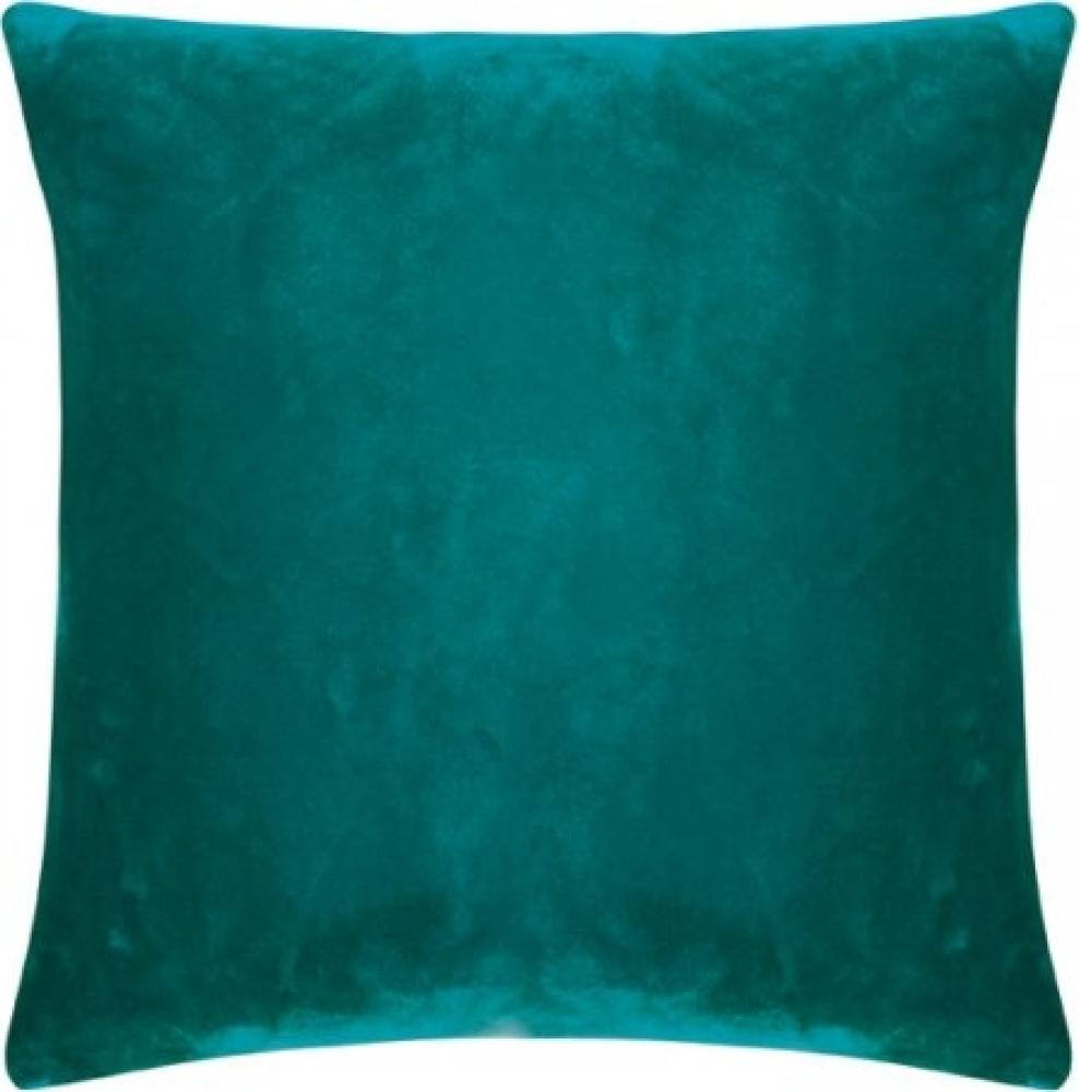 PAD Kissenhülle Samt Smooth Petrol Blau (40x40cm) 10424-I90-4040 Bild 1