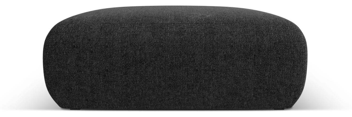 Micadoni Boucle Hocker Molino Large Chenille Schwarz Bild 1