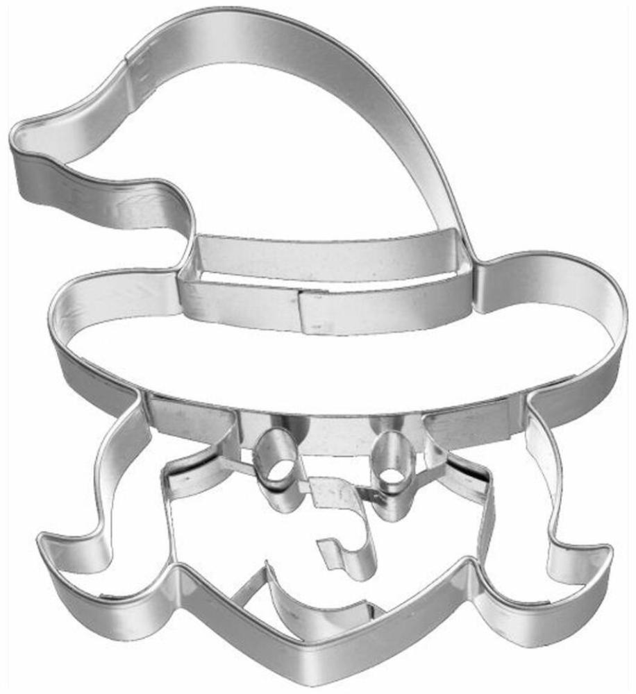 Birkmann Ausstechform Hexengesicht Frontal, Ausstecher, Plätzchenform, Keks, Plätzchen, Edelstahl, 8 cm, 195264 Bild 1