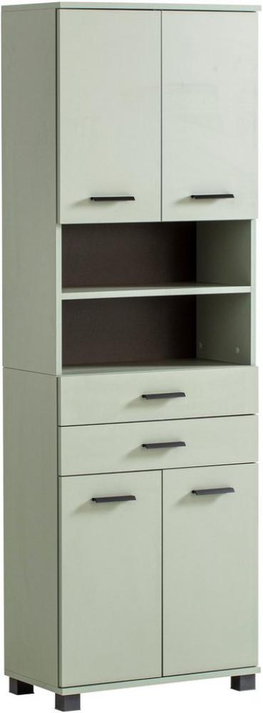 Schildmeyer Hochschrank Palermo, Holzwerkstoff, Pistazie, 59,8 x 23,6 x 180,9 cm (B/T/H) Bild 1